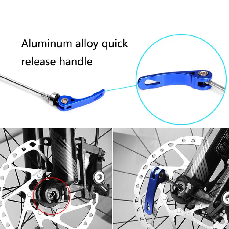 3 Sets BG-M5147 Mountain Bike Hub With Long Quick Release Lever(Blue) - Outdoor & Sports by buy2fix | Online Shopping UK | buy2fix