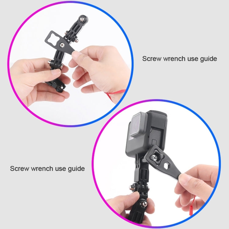 2 Set Cycling Helmet Adhesive Multi-Joint Arm Fixed Mount Set for GoPro Hero11 Black / HERO10 Black / GoPro HERO9 Black / HERO8 Black / HERO7 /6 /5 /5 Session /4 Session /4 /3+ /3 /2 /1, DJI Osmo Action and Other Action Cameras Style 3 - DJI & GoPro Accessories by buy2fix | Online Shopping UK | buy2fix