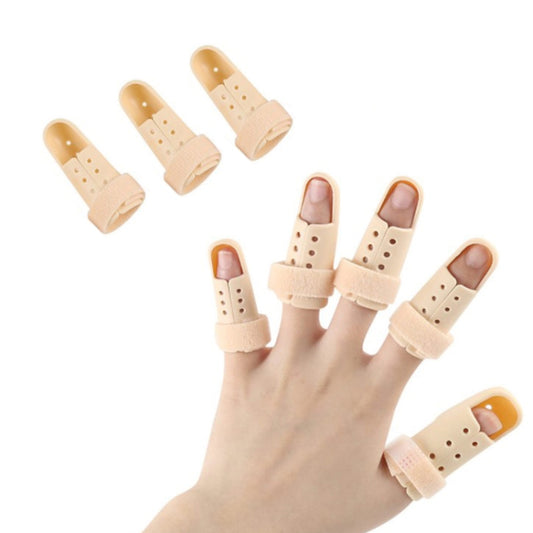 4 PCS Finger Splint Brace Adjustable Finger Support Protector For Fingers Arthritis Joint Finger Injury, Specification: No. 0: 38-42mm(Complexion) - Corrector by buy2fix | Online Shopping UK | buy2fix