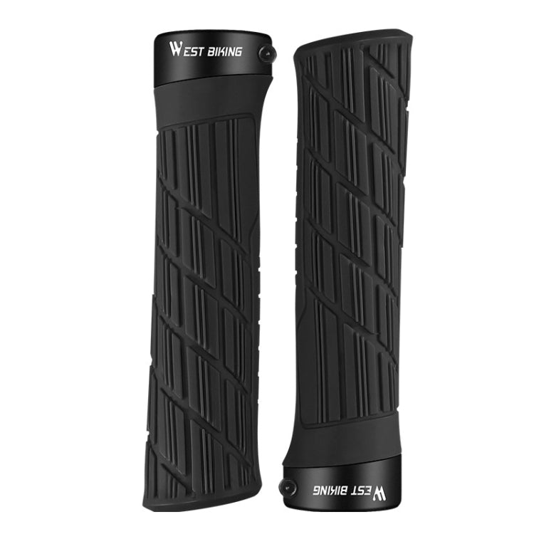 WEST BIKING Bicycle Anti-Skid And Shock-Absorbing Comfortable Grip Cover(Black) - Decorative Accessories by WEST BIKING | Online Shopping UK | buy2fix