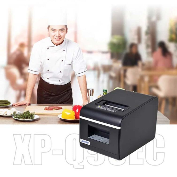 Xprinter XP-Q90EC 58mm Portable Express List Receipt Thermal Printer, Style:LAN Port(US Plug) - Printer by Xprinter | Online Shopping UK | buy2fix