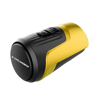 CYCLINGBOX BG-1903 Bike Alarm Anti-Theft Electric Horn 125dB USB Charging Bell(Yellow) - Bicycle Bells by CYCLINGBOX | Online Shopping UK | buy2fix