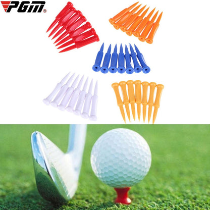 60 PCS PGM QT012 Golf Ribbon Needle Golf Plastic Ball TEE, Random Color Delivery, Specification: 37mm - Golf Accessories by PGM | Online Shopping UK | buy2fix