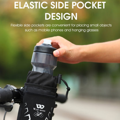 WEST BIKING Bicycle Insulated Water Bottle Bag(Black) - Bicycle Bags by WEST BIKING | Online Shopping UK | buy2fix