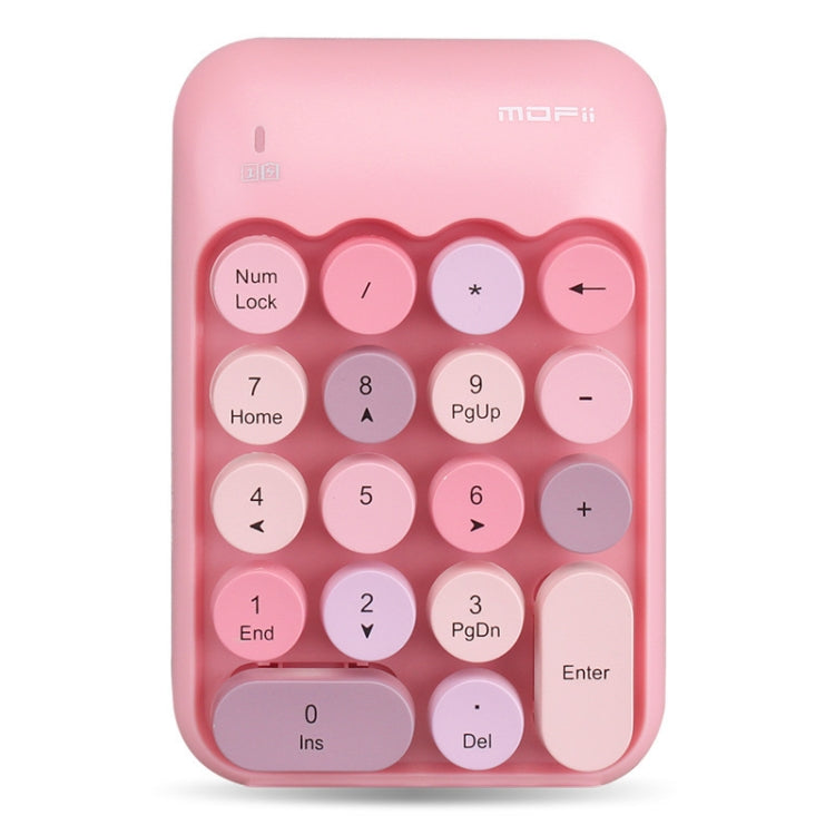 MOFii X910 2.4G 18 Keys 1600 DPI Wireless Numeic Keypad(Pink) - Wireless Keyboard by MOFii | Online Shopping UK | buy2fix