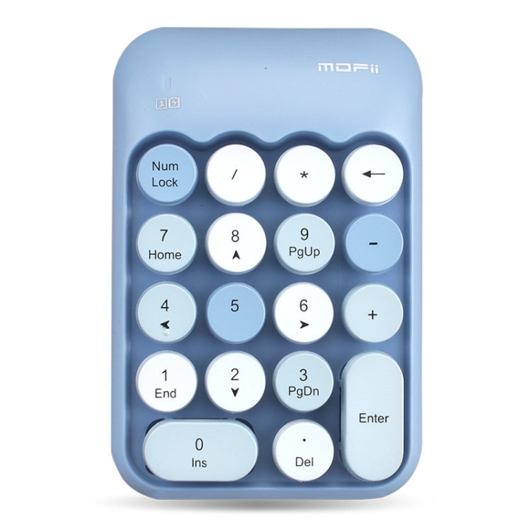 MOFii X910 2.4G 18 Keys 1600 DPI Wireless Numeic Keypad(Blue) - Wireless Keyboard by MOFii | Online Shopping UK | buy2fix