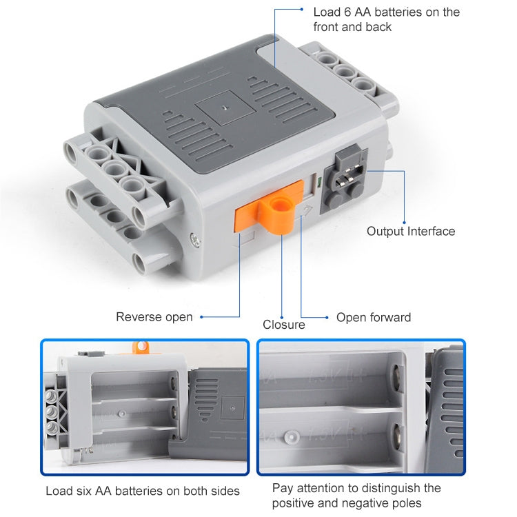 88000 No. 7 Battery Box Building Block Building Block Power Group - Toys & Hobbies by buy2fix | Online Shopping UK | buy2fix