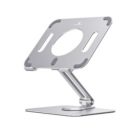 Boneruy L04mini 360 Degree Rotating Aluminum Alloy Tablet Laptop Holder(Silver) - Desktop Holder by BONERUY | Online Shopping UK | buy2fix