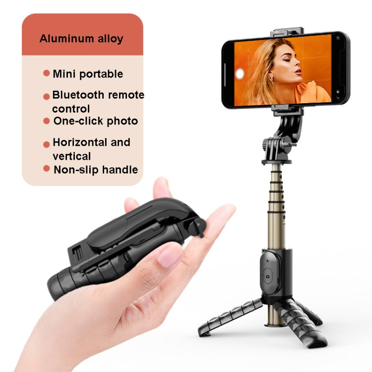 Mini Selfie Stick Integrated Multifunctional Bluetooth Selfie, Specification: Q10 68CM Without Fill Light - Consumer Electronics by buy2fix | Online Shopping UK | buy2fix