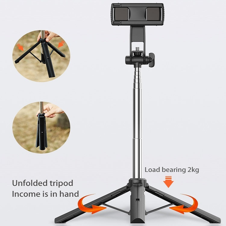 CYKE Folding Telescopic Mobile Phone Broadcast Stand Tripod, Specification: A31-1.6m (Without Light) - Consumer Electronics by CYKE | Online Shopping UK | buy2fix