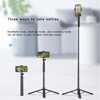 CYKE Folding Telescopic Mobile Phone Broadcast Stand Tripod, Specification: A61-1.6m (Cloud Station) - Stand by CYKE | Online Shopping UK | buy2fix