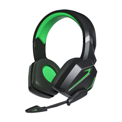 Soyto SY-G20 RGB Dual Streamer Gaming Computer Headset, Style: Non-luminous Version (Black Green) - Multimedia Headset by Soyto | Online Shopping UK | buy2fix