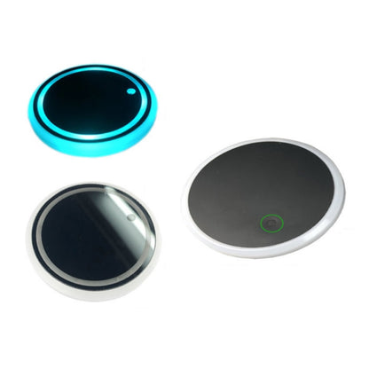 1 Pair 68mm LED Smart Light-Emitting Coaster Light Car Cup Slot Atmosphere Light(Cat Claws) - In Car by buy2fix | Online Shopping UK | buy2fix