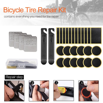 18 PCS / Set Black Iron Tire Lever  Bicycle Tire Repair Kit - Outdoor & Sports by buy2fix | Online Shopping UK | buy2fix