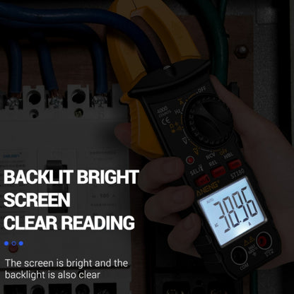 ANENG ST180 Digital Display Clamp AC & DC Intelligent Voltage Multimeter(Yellow) - Consumer Electronics by ANENG | Online Shopping UK | buy2fix