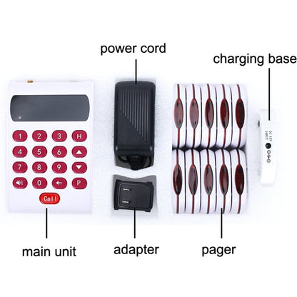 QC03 Wireless Meal Picker Restaurant Vibrating Bell Caller - Security by buy2fix | Online Shopping UK | buy2fix