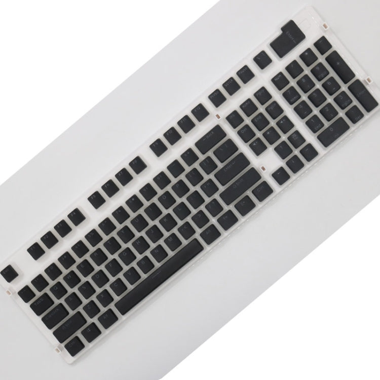 Pudding Double-layer Two-color 108-key Mechanical Translucent Keycap(Black) -  by buy2fix | Online Shopping UK | buy2fix