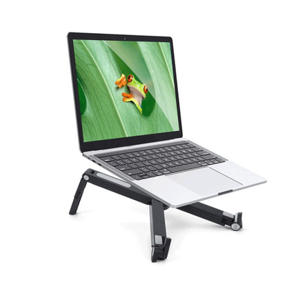 X1 Plastic Silicone Non-Slip Foldable Laptop Stand(White) - Computer & Networking by buy2fix | Online Shopping UK | buy2fix