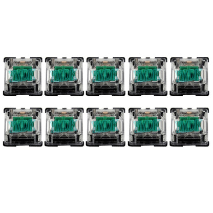 10 PCS Gateron G Shaft Black Bottom Transparent Shaft Cover Axis Switch, Style: G5 Foot (Green Shaft) - Other by Gateron | Online Shopping UK | buy2fix