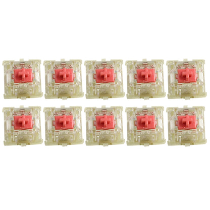 10PCS Cherry MX RGB Transparent Shaft Switch Mechanical Keyboard Triangular Shaft Body, Color: Mute Pink Shaft - Other by CHERRY | Online Shopping UK | buy2fix