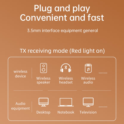 C11 2 In 1 Bluetooth 5.0 Aux Adapter Audio Receiver Transmitter - Apple Accessories by buy2fix | Online Shopping UK | buy2fix