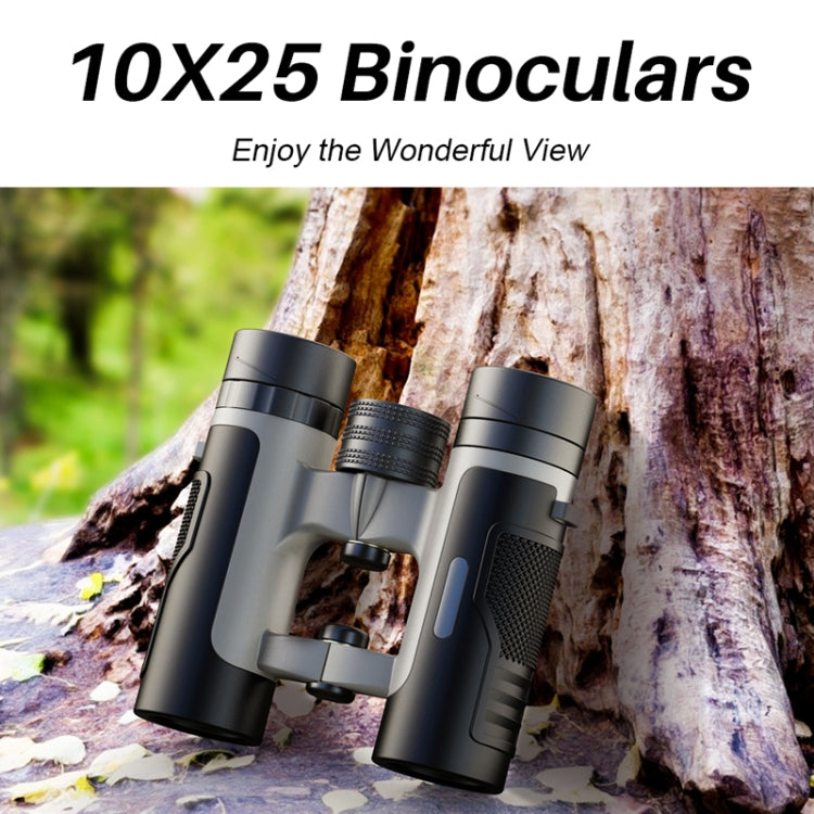 APEXEL 10 x 25 Binoculars  BAK4 Prism Zoom Telescope for Bird-watching Hunting Hiking(Black) - Binoculars by APEXEL | Online Shopping UK | buy2fix