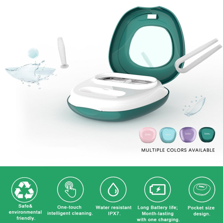 BAKU BA-2030 Portable Ultrasonic Contact Lens Cleaner(Green) - Home & Garden by BAKU | Online Shopping UK | buy2fix