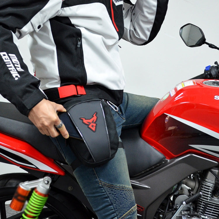 MOTOCENTRIC 11-MC-0105 Motorcycle Riding Leg Bag Waist Bag(Red) - In Car by MOTOCENTRIC | Online Shopping UK | buy2fix