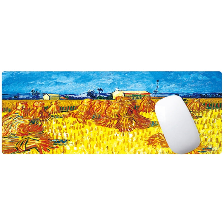 300x800x2mm Locked Am002 Large Oil Painting Desk Rubber Mouse Pad(Scarecrow) - Mouse Pads by buy2fix | Online Shopping UK | buy2fix