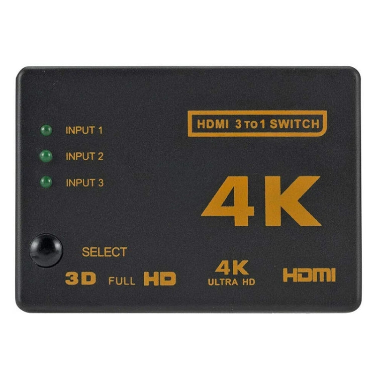 5 PCS/Set 4K 3 into 1 out HDMI Switcher With Remote Control - Switch by buy2fix | Online Shopping UK | buy2fix