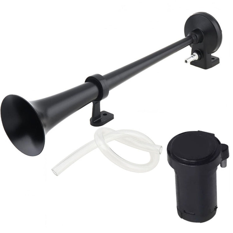 450mm Universal 17-Inch 150dB Loud Car Air Speaker(12V Black Speaker) - In Car by buy2fix | Online Shopping UK | buy2fix