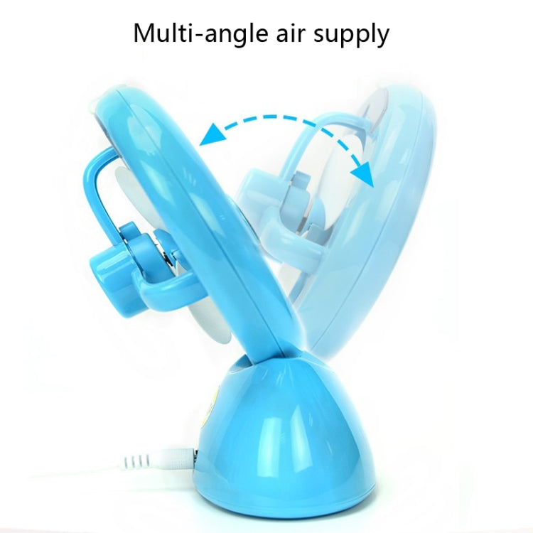 Mini USB Rechargeable Spray Fan Student Dormitory Office Desktop Mute Fan(Frosted Sky Blue) - Consumer Electronics by buy2fix | Online Shopping UK | buy2fix