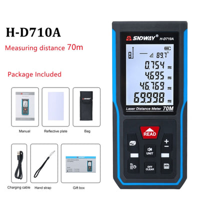 SNDWAY H-D710A Handheld Laser Rangefinder Infrared Measuring Instrument, Distance: 70m - Consumer Electronics by SNDWAY | Online Shopping UK | buy2fix