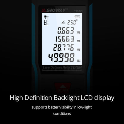 SNDWAY H-D710A Handheld Laser Rangefinder Infrared Measuring Instrument, Distance: 70m - Consumer Electronics by SNDWAY | Online Shopping UK | buy2fix