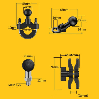 Motorcycle Bracket Crab Navigation Phone Bracket,Style： Y-type - In Car by buy2fix | Online Shopping UK | buy2fix