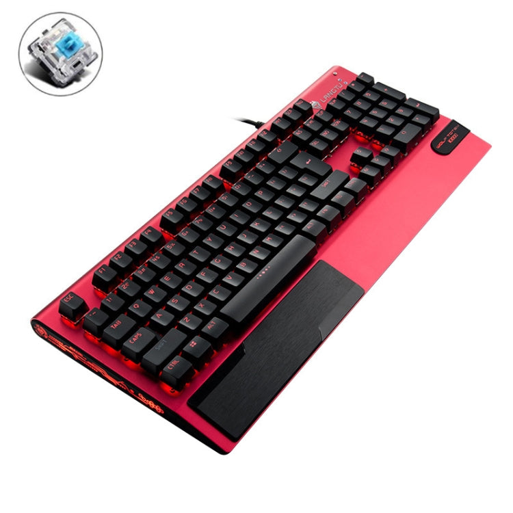 LANGTU K1000 104 Keys Game Luminous USB Handheld Wired Keyboard, Cable Length: 1.5m(Red Green Shaft) - Wired Keyboard by LANGTU | Online Shopping UK | buy2fix