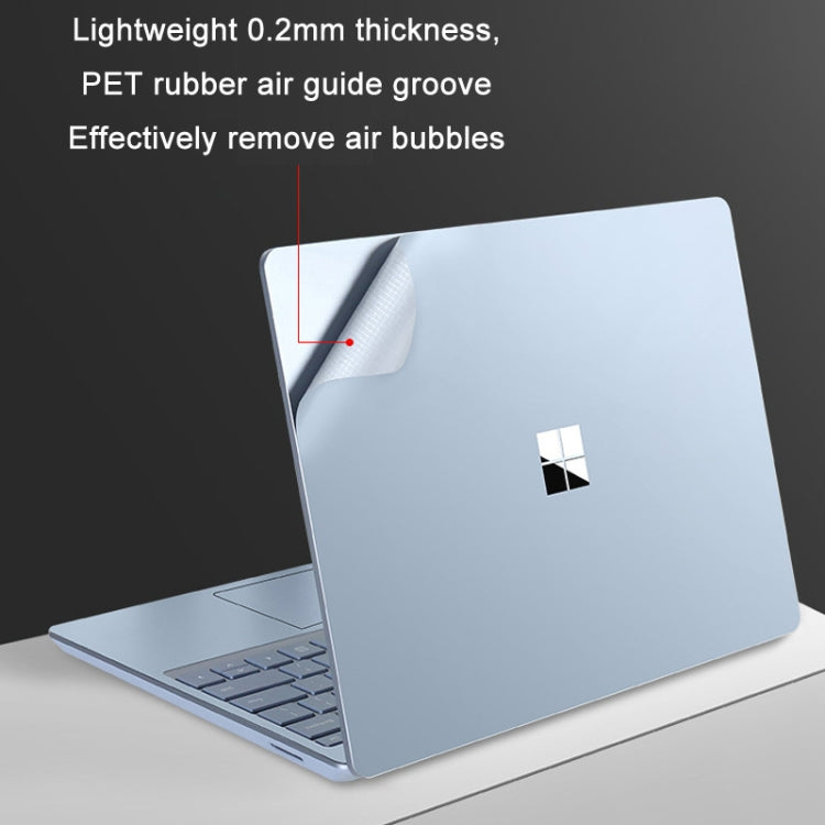 JRC 4 in 1 Top Cover Film + Full Support Film + Bottom Cover Film + Touch Film for Surface Laptop Go 12.4(Bright Platinum) - Screen & Keyboard Cover by JRC | Online Shopping UK | buy2fix