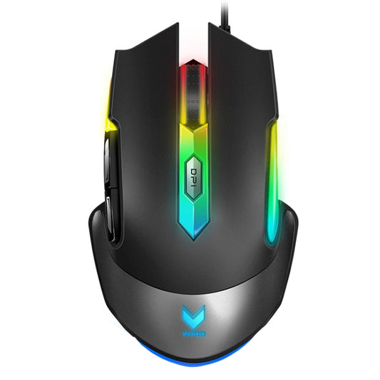 Rapoo V302 7 Keys Color RGB Gaming Wired Mouse, Cable Length: 1.8m(Black) - Wired Mice by Rapoo | Online Shopping UK | buy2fix