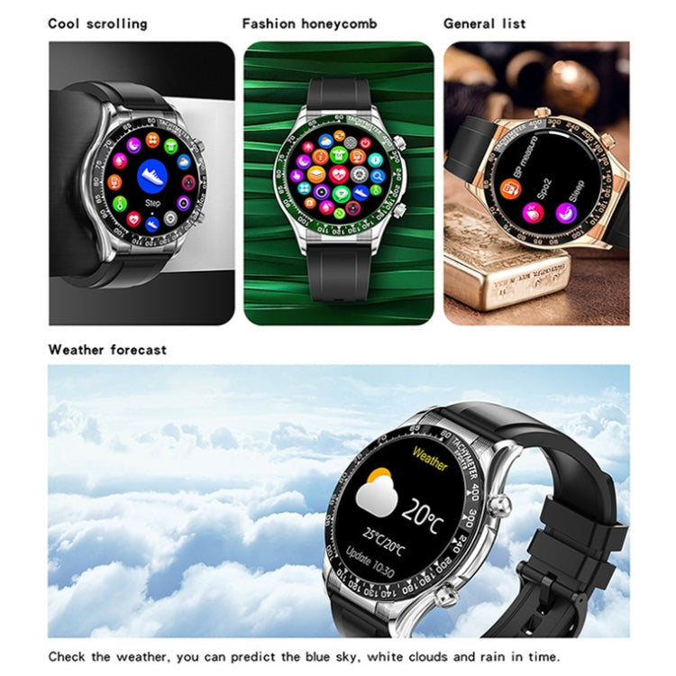 LOANIY E18 Pro Smart Bluetooth Calling Watch with NFC Function, Color: Black Silver Steel - Smart Watches by LOANIY | Online Shopping UK | buy2fix