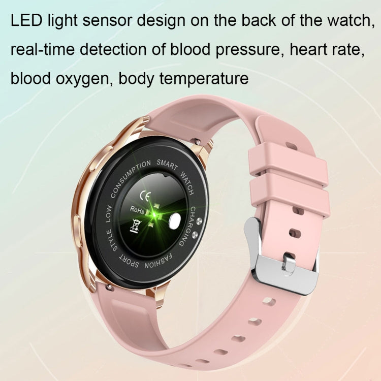 Wearkey Y23 1.32 Inch Health Monitoring Smart Watch with Password Lock(Pink) - Smart Wear by Wearkey | Online Shopping UK | buy2fix