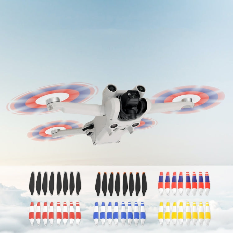 8 PCS 6030F Double Sided Colorful Low Noise Wing Propellers For DJI Mini 3 Pro, Color: White Red - DJI & GoPro Accessories by buy2fix | Online Shopping UK | buy2fix