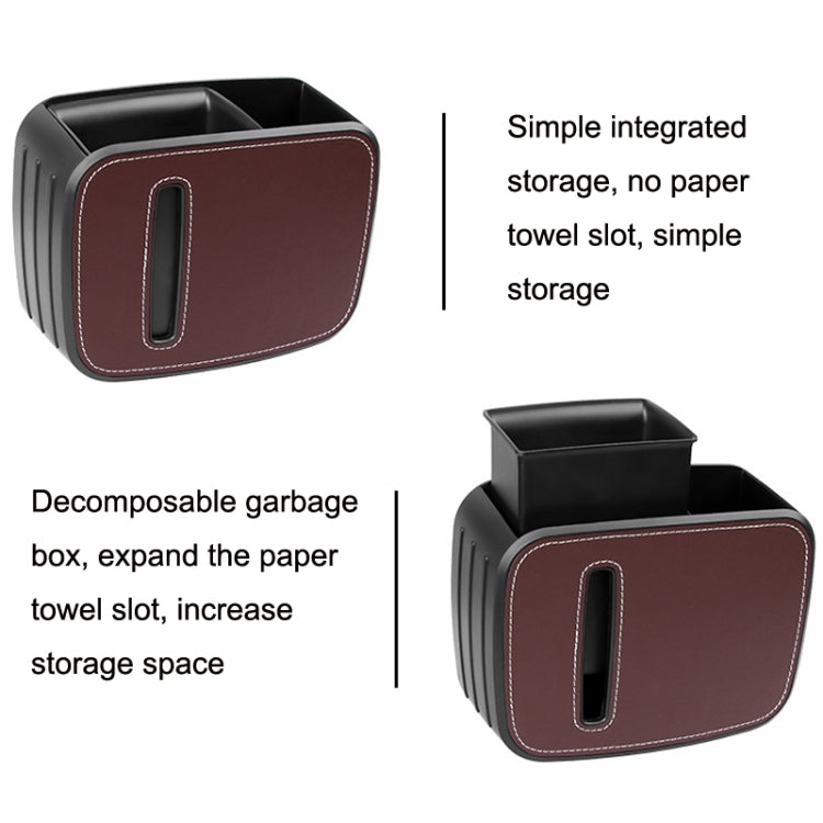 Car Drain Tissue Box Umbrella Storage Pocket Bag Storage Box Car Trash Can(Back) - In Car by buy2fix | Online Shopping UK | buy2fix