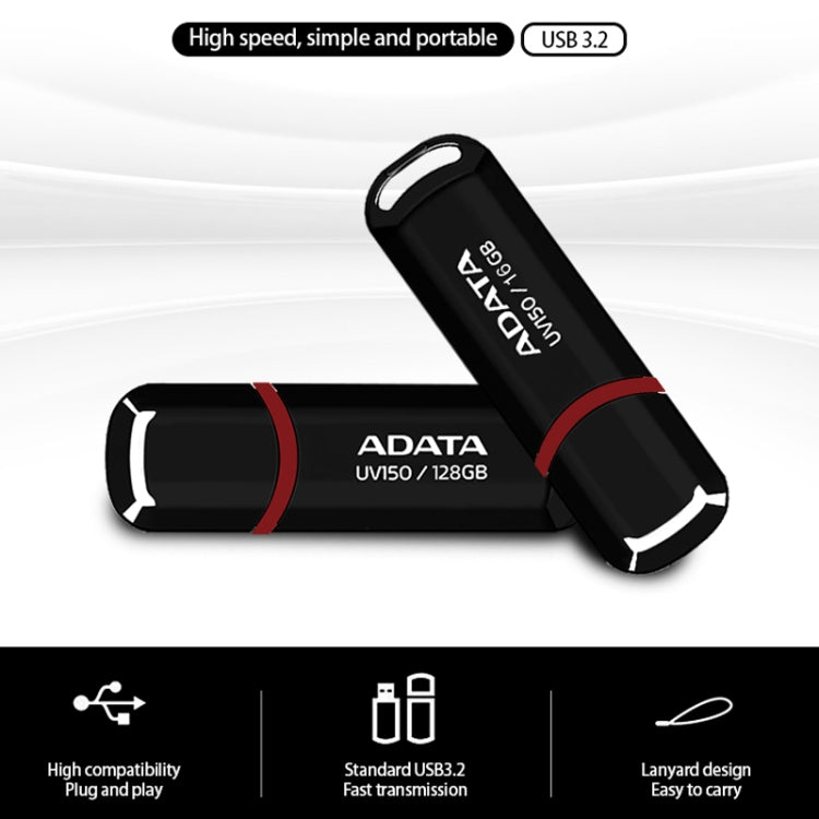 ADATA UV150 High Speed USB3.1 Business USB Flash Drive, Capacity: 32GB(Red) - USB Flash Drives by ADATA | Online Shopping UK | buy2fix