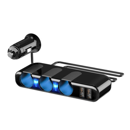 SHUNWEI Car Cigarette Lighter Charger 12/24V USB Converts Socket, Style: 3 Holes 2 USB - In Car by SHUNWEI | Online Shopping UK | buy2fix