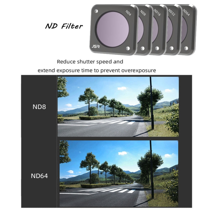 JSR  Action Camera Filters for DJI Action 2,Style:  CS-4in1 (NDPL) - DJI & GoPro Accessories by JSR | Online Shopping UK | buy2fix