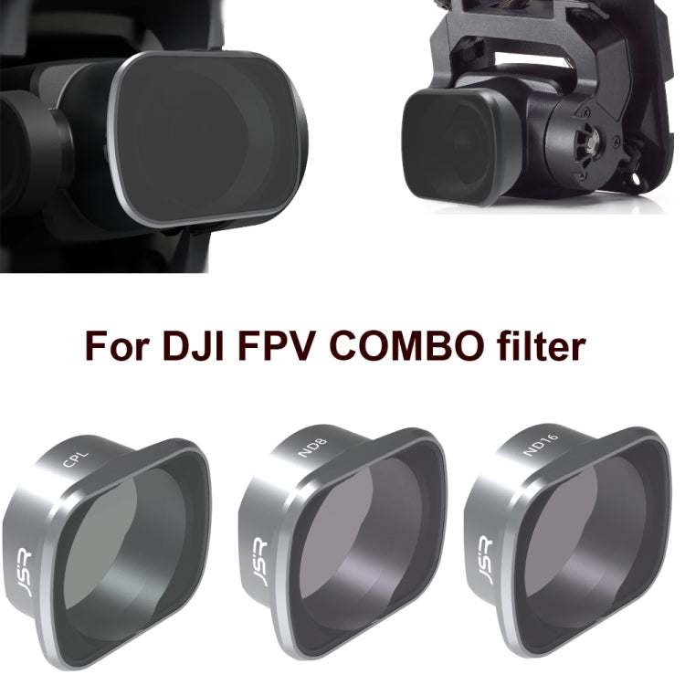 JSR Drone Filters for DJI FPV COMBO ,Model: ND8PL - DJI & GoPro Accessories by JSR | Online Shopping UK | buy2fix