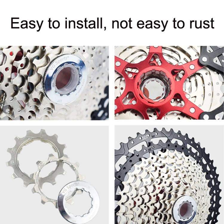 VG Sports Split Mountain Bike Lightweight Cassette Flywheel, Style: 11 Speed 42T (Silver) - Outdoor & Sports by VG Sports | Online Shopping UK | buy2fix