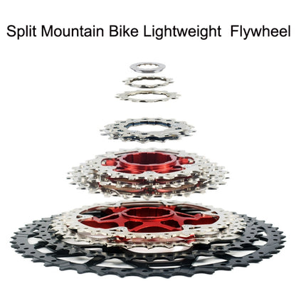 VG Sports Split Mountain Bike Lightweight Cassette Flywheel, Style: 12 Speed 50T (Silver) - Outdoor & Sports by VG Sports | Online Shopping UK | buy2fix