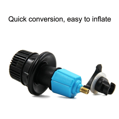 For Paddle Kayak Surfboard Valve Adapter Car Pump Conversion Head(Blue) - Inflatable Pump by buy2fix | Online Shopping UK | buy2fix