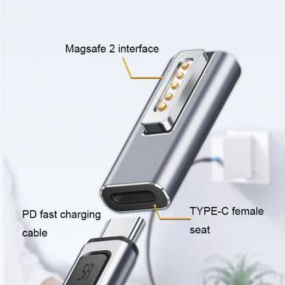 Type-C/USB-C to Magsafe1/2 Charging Adapter Supports PD Charging(Type-C to Magsafe 1 L) - Mobile Accessories by buy2fix | Online Shopping UK | buy2fix